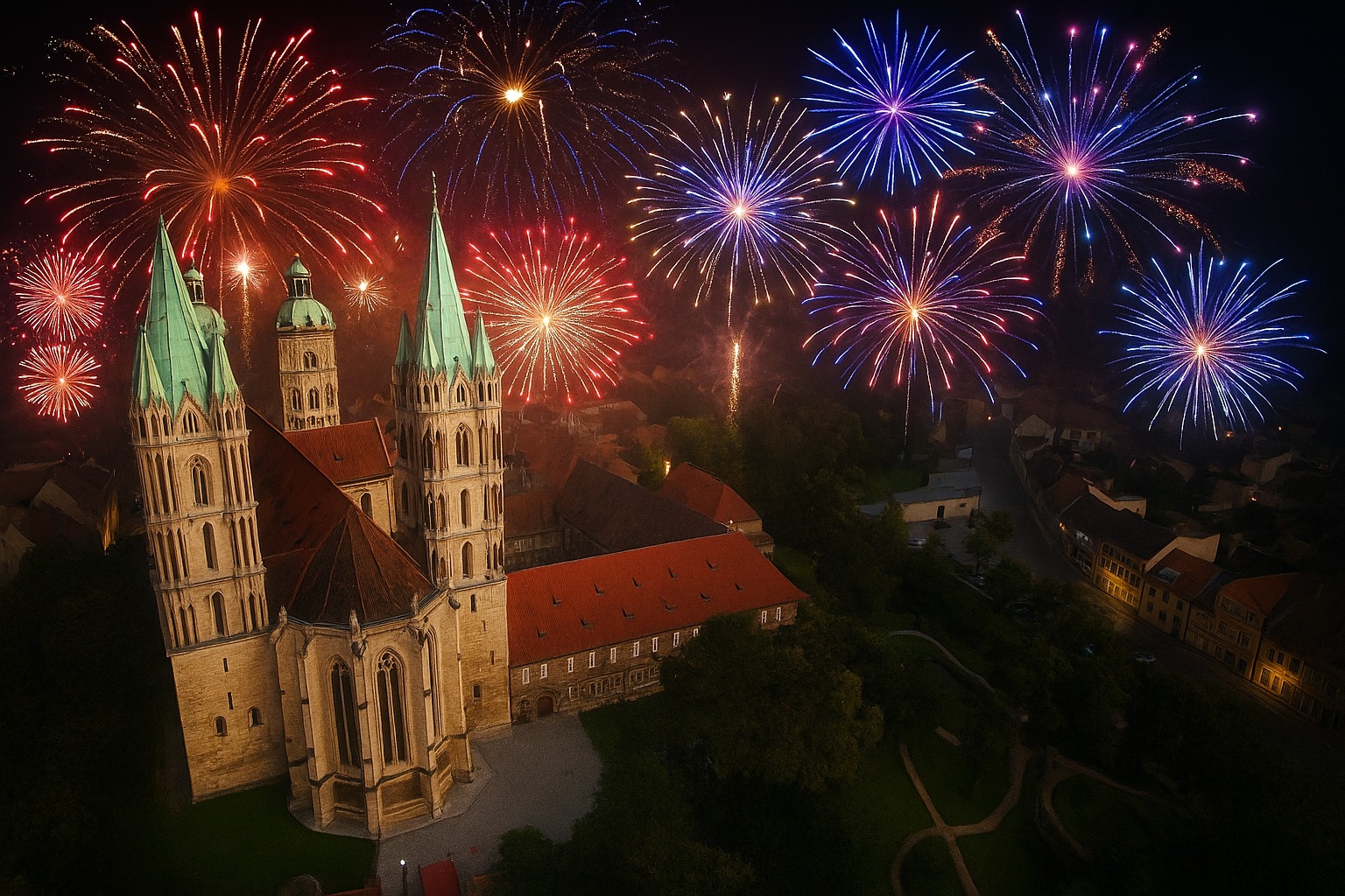 Silvester übernachten im Brix-Apartment in Naumburg an der Saale direkt am Markt