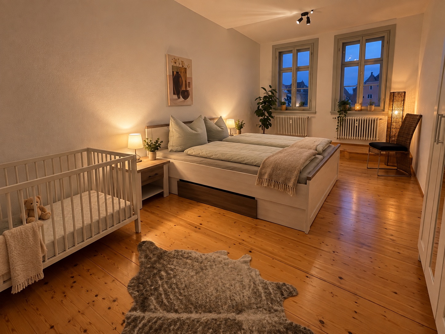 Großzügiger Wohnbereich im Brix-Apartment – apartment naumburg